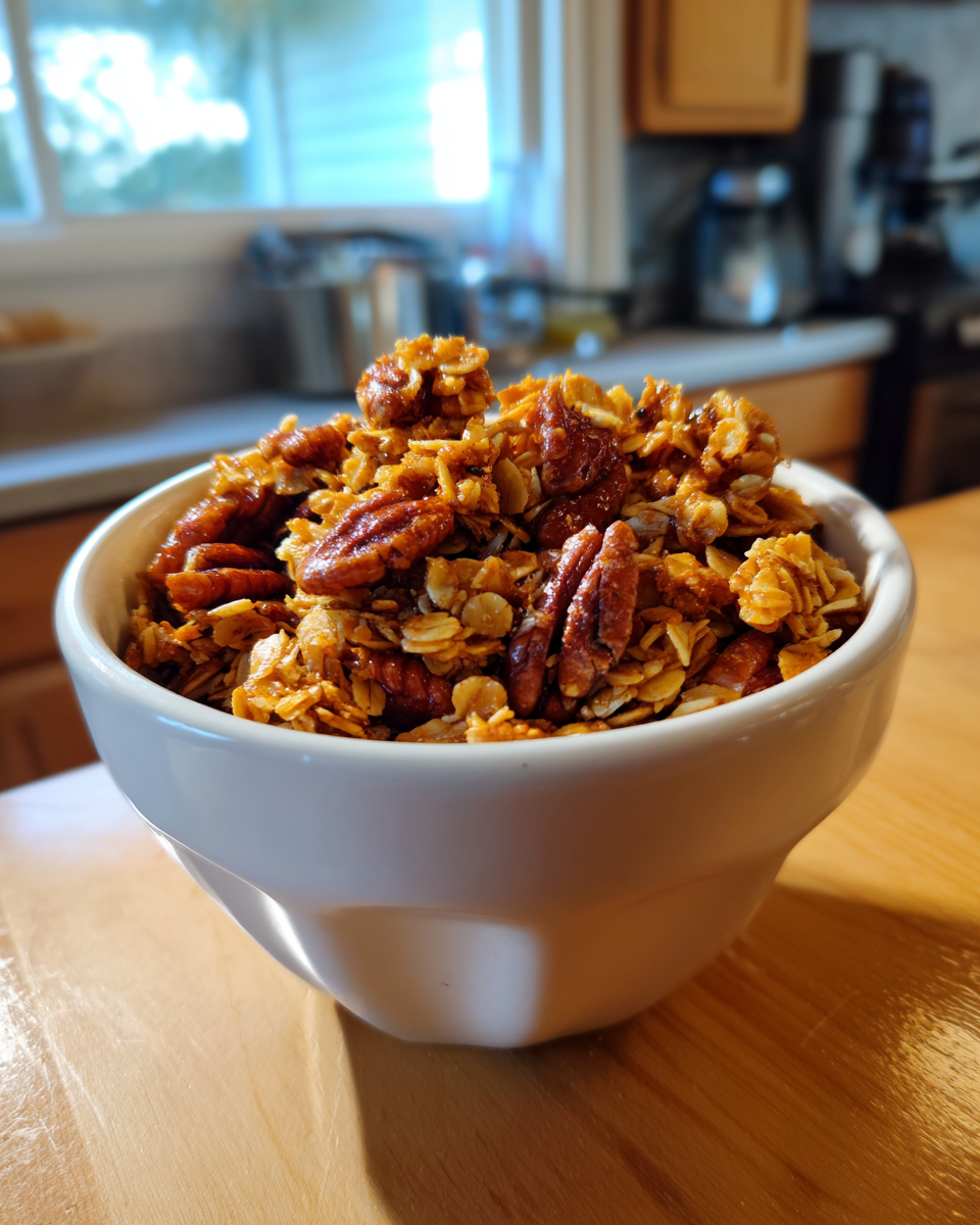 Maple Pecan Granola - detail 1