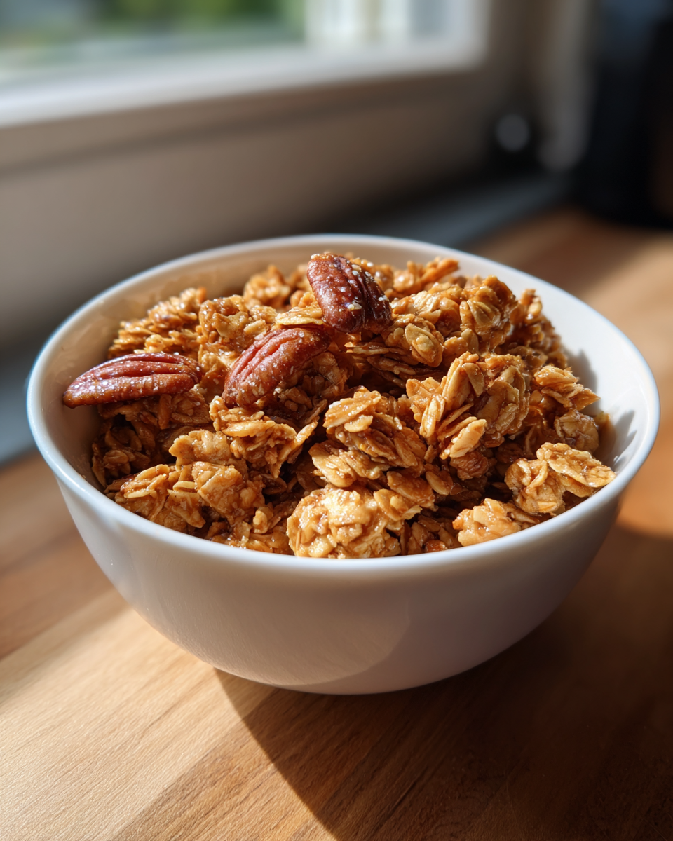 Maple Pecan Granola - detail 2