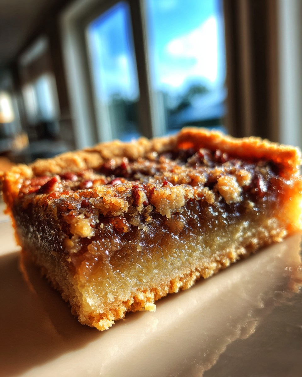 Maple Pecan Pie Bars - detail 2