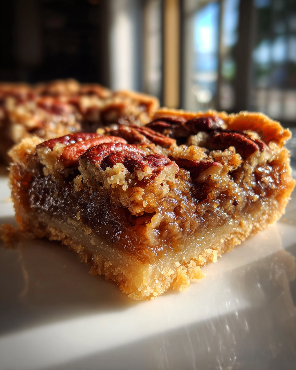 Maple Pecan Pie Bars - detail 3
