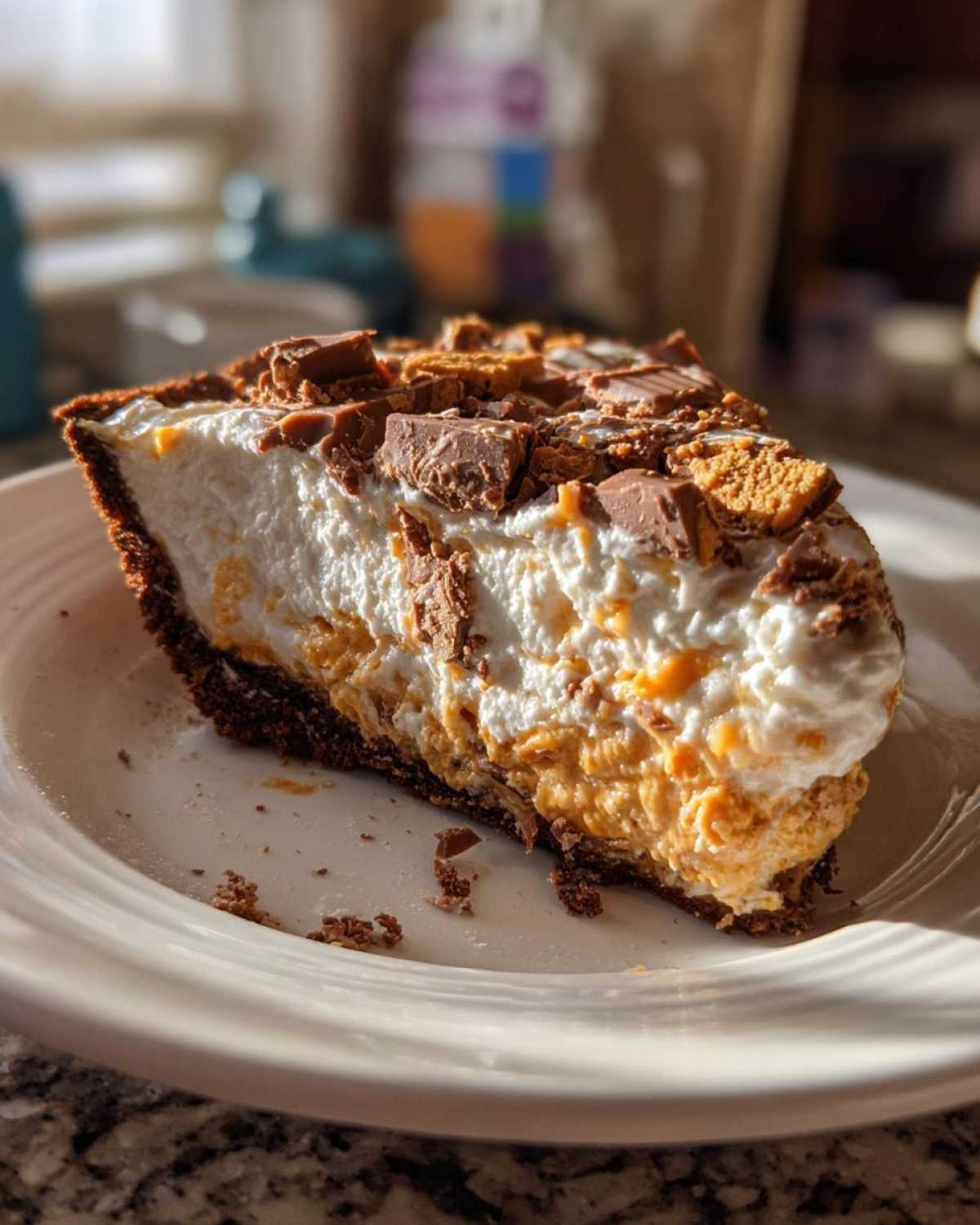 No-Bake Butterfinger Pie - detail 2