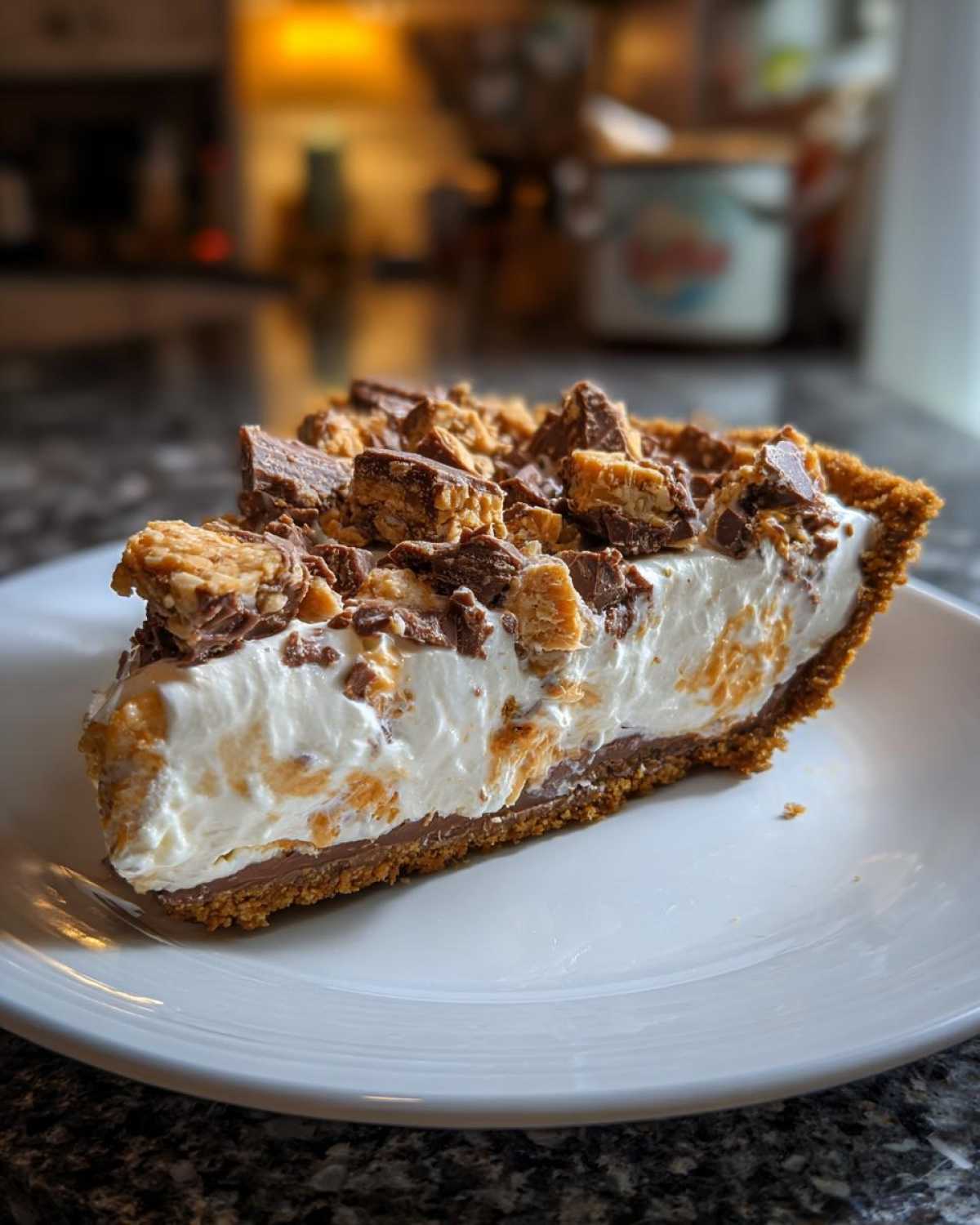 No-Bake Butterfinger Pie - detail 3