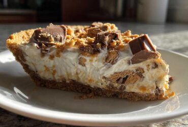 No-Bake Butterfinger Pie