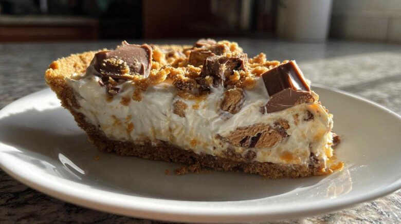 No-Bake Butterfinger Pie