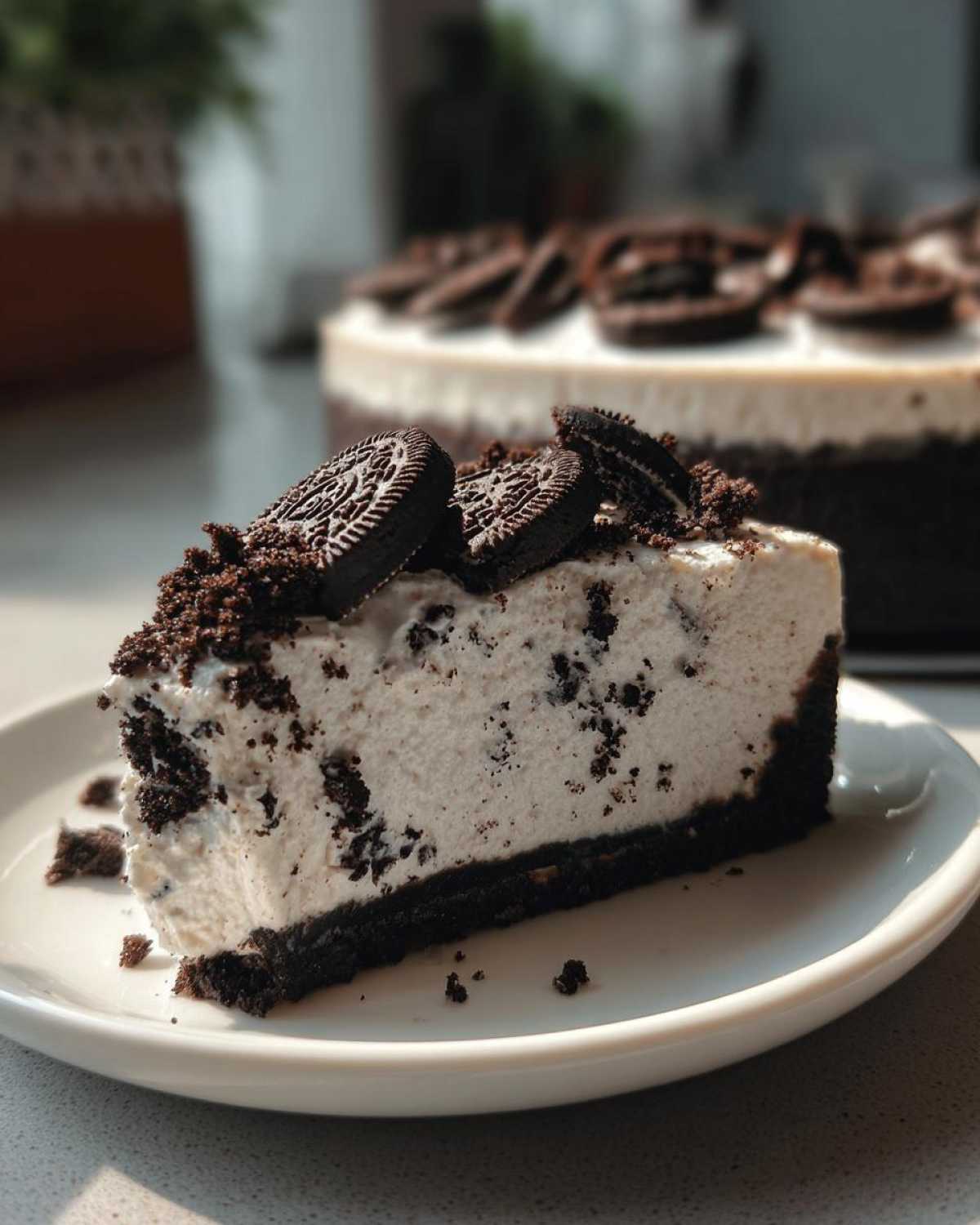 No-Bake Oreo Cheesecake - detail 2