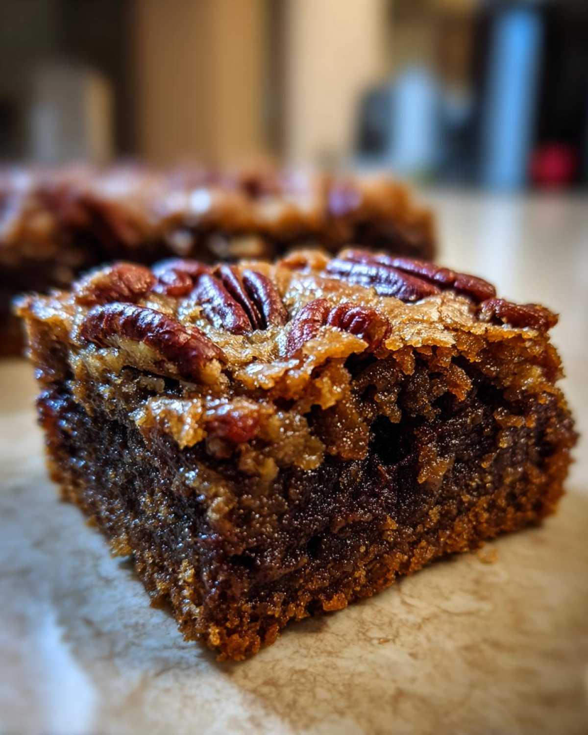 Pecan Pie Brownies - detail 1