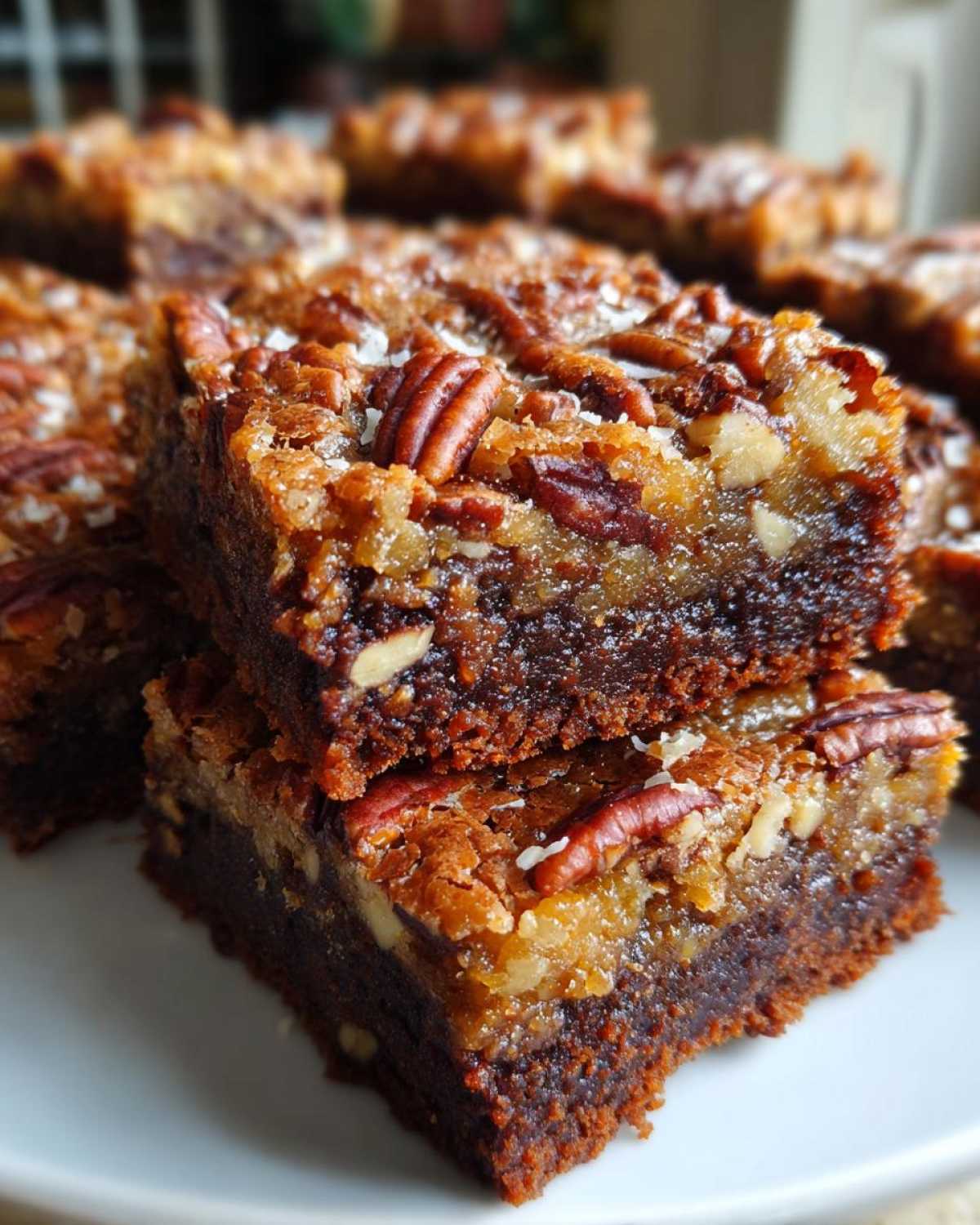 Pecan Pie Brownies - detail 2