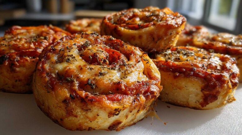Pepperoni Pizza Pinwheels
