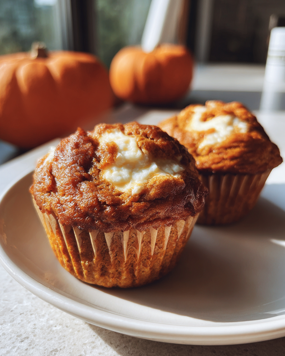Pumpkin Cream Cheese Muffins - detail 3
