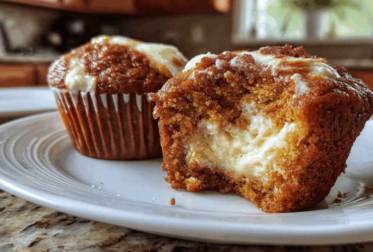 Pumpkin Cream Cheese Muffins