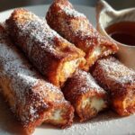 Pumpkin French Toast Roll-Ups
