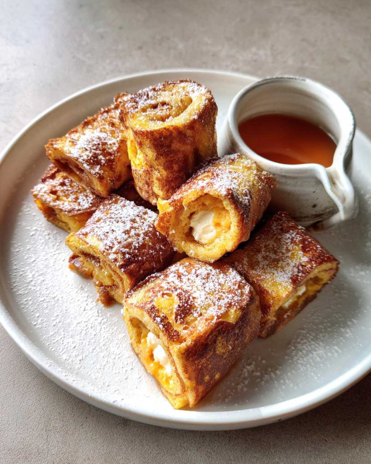 Pumpkin French Toast Roll-Ups - detail 2