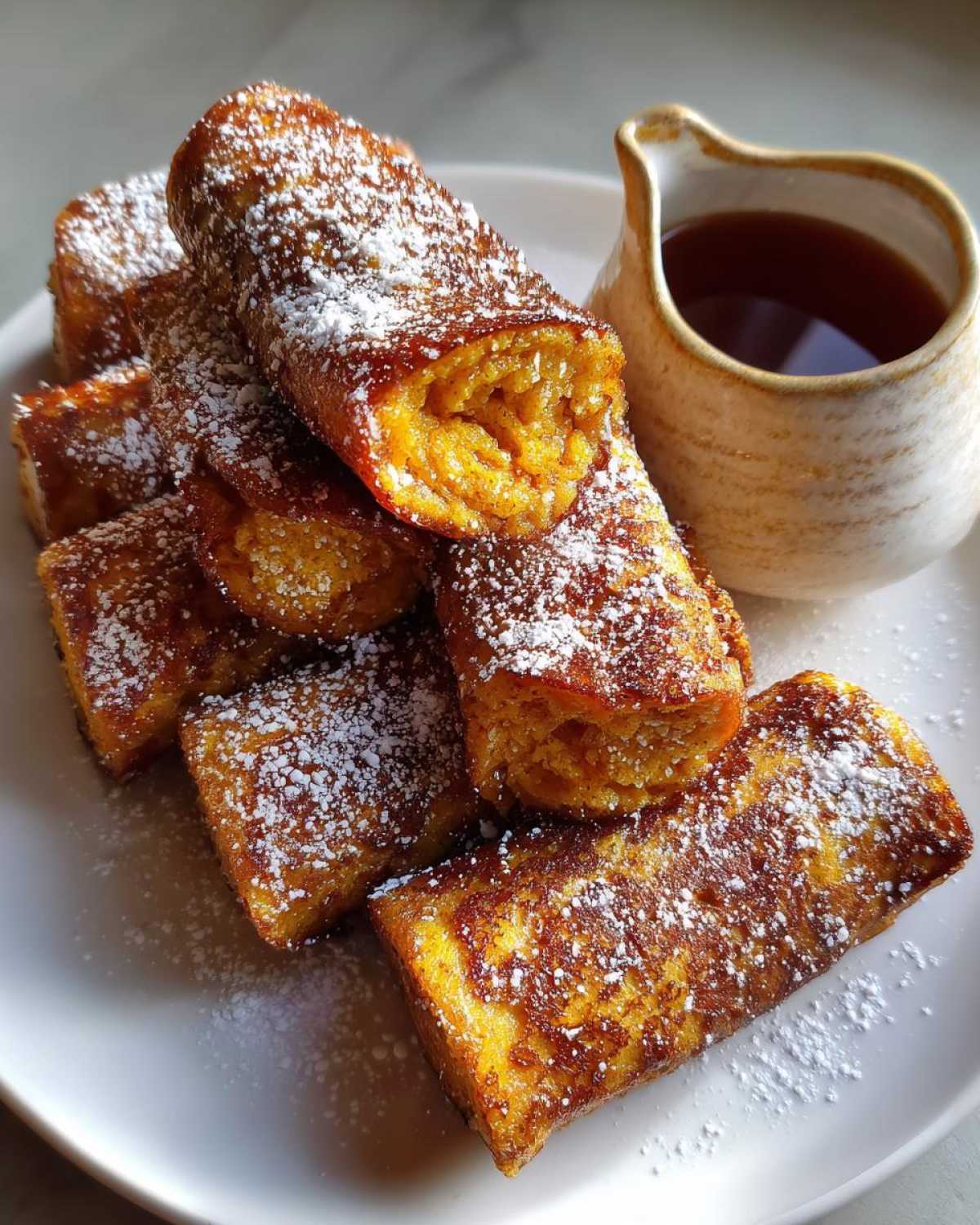 Pumpkin French Toast Roll-Ups - detail 4