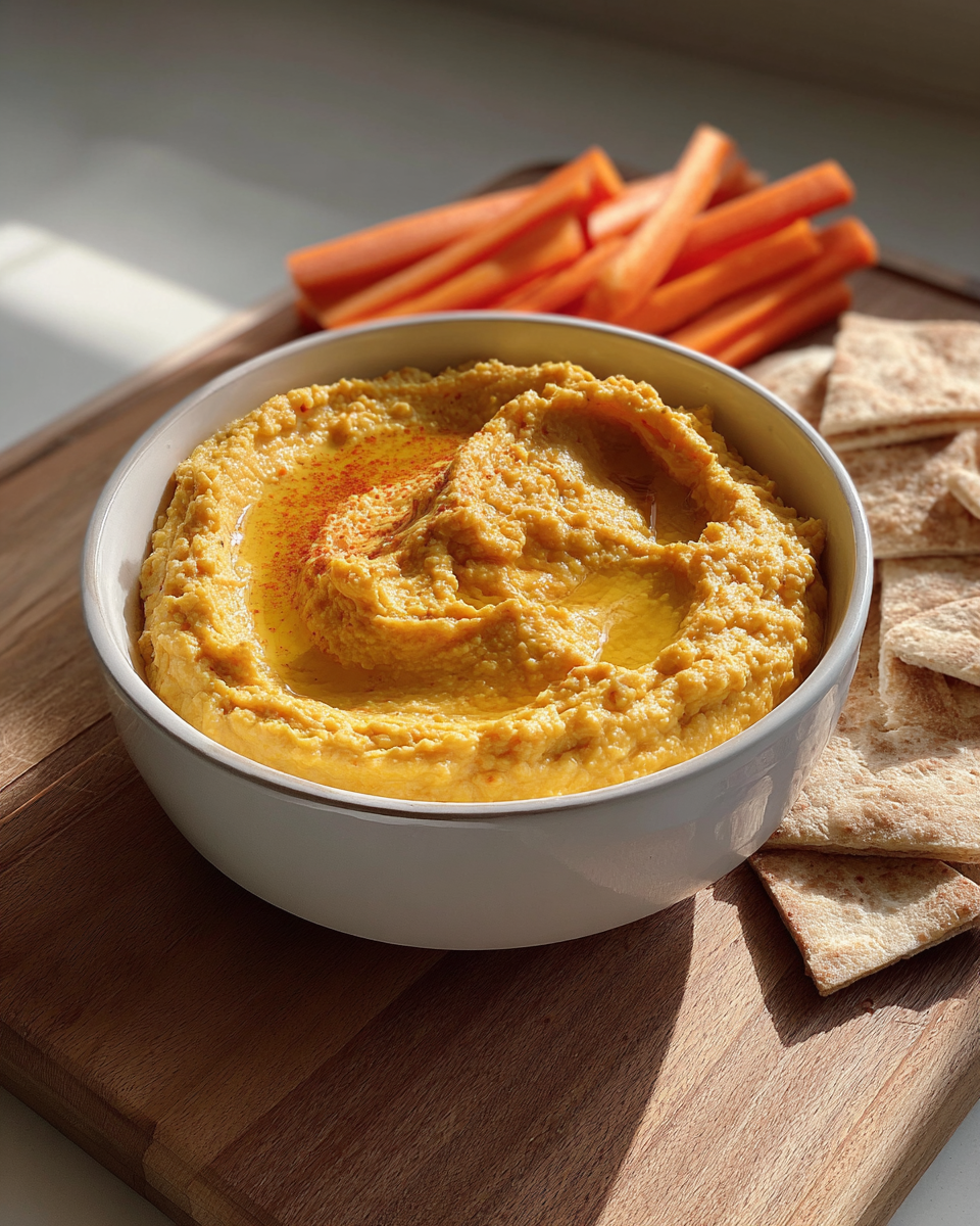 Pumpkin Hummus - detail 1