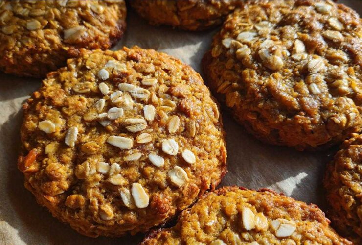 Pumpkin Oatmeal Breakfast Cookies