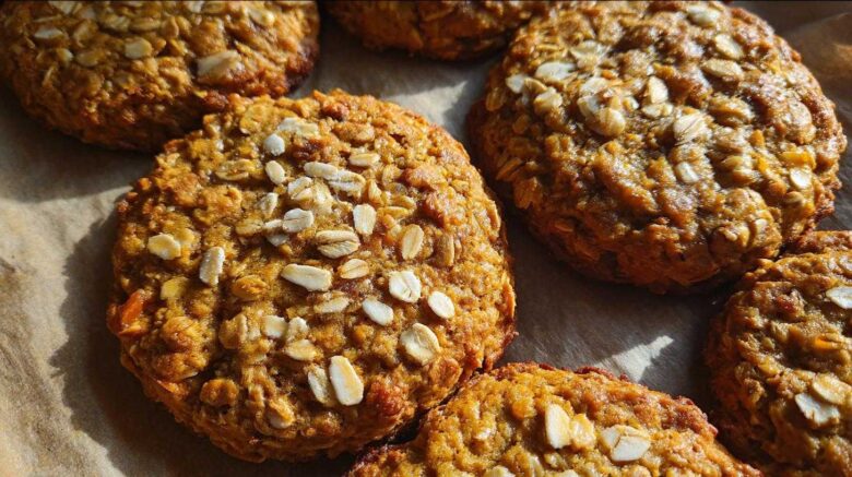 Pumpkin Oatmeal Breakfast Cookies