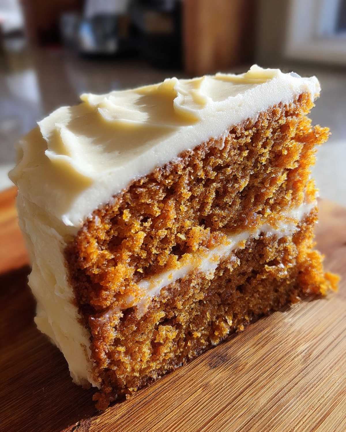 Pumpkin Spice Cake with Cream Cheese Frosting - detail 1