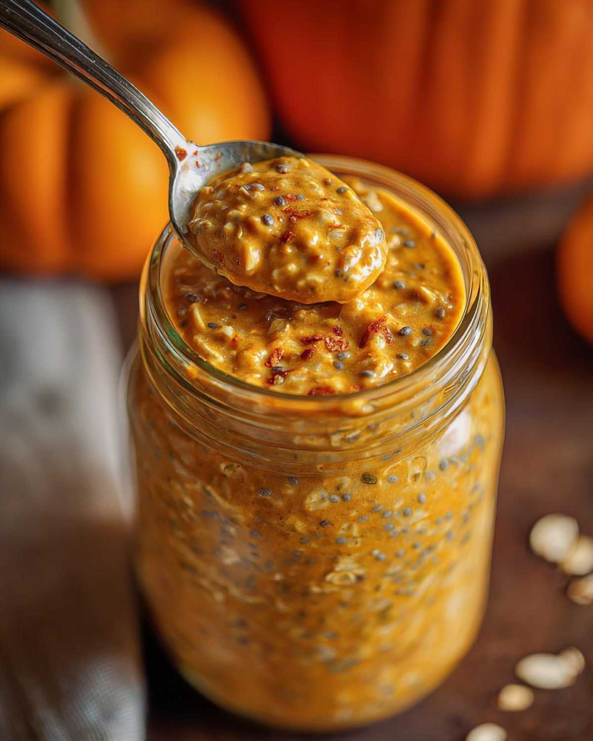 Pumpkin Spice Overnight Oats - detail 1