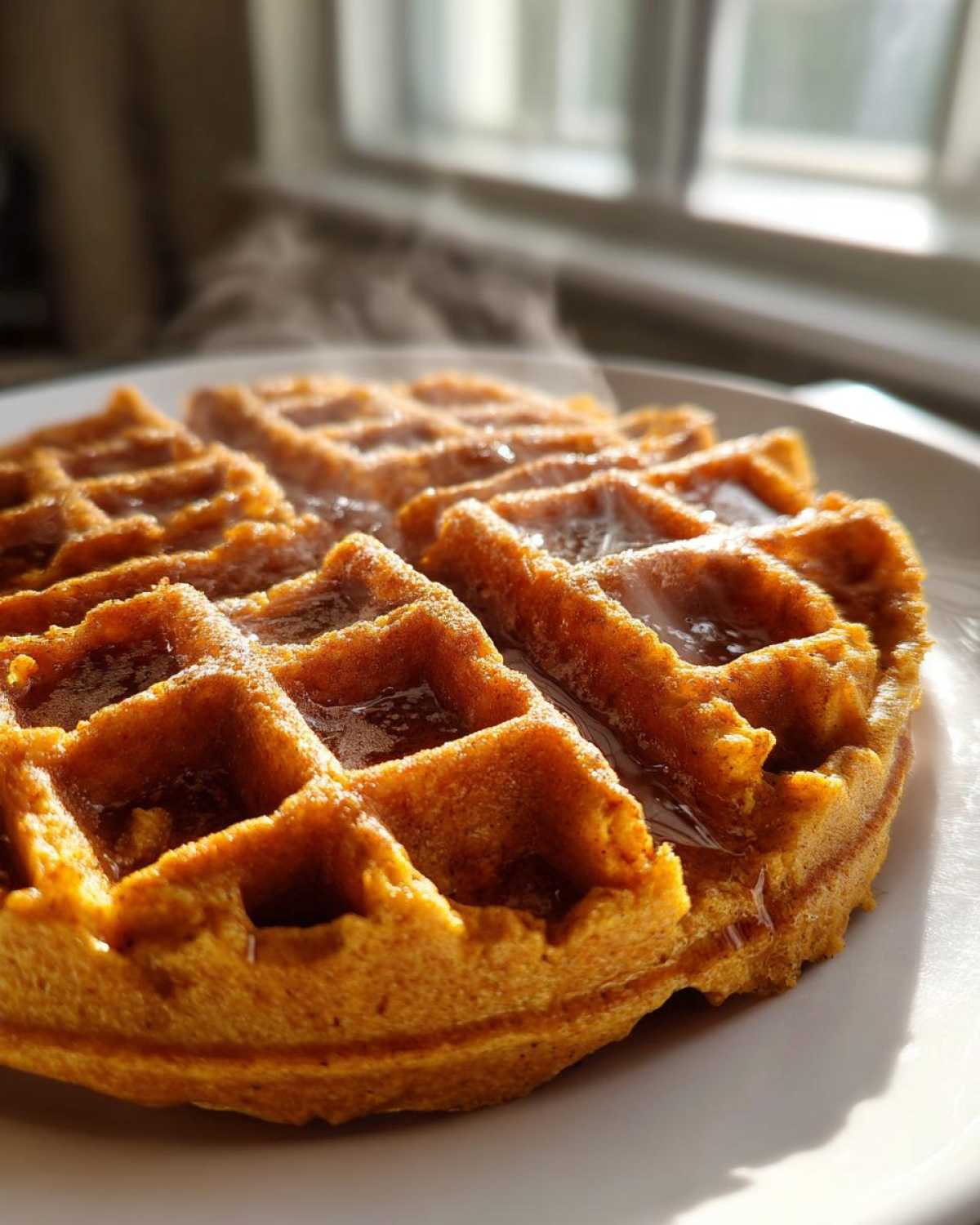 Pumpkin Spice Waffles - detail 1