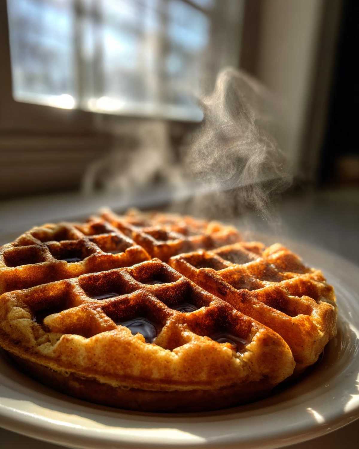 Pumpkin Spice Waffles - detail 2