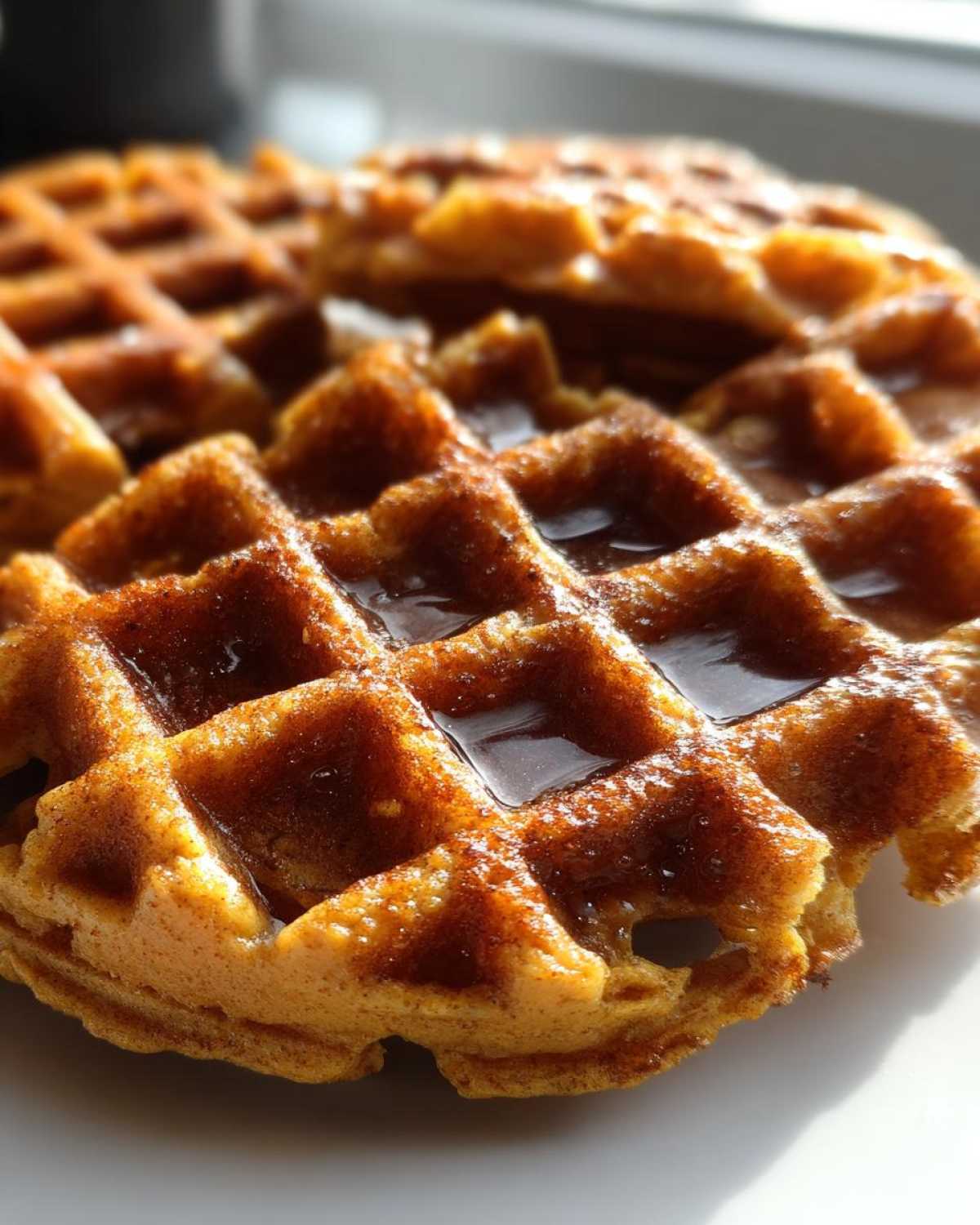 Pumpkin Spice Waffles - detail 3