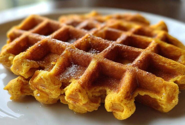 Pumpkin Spice Waffles