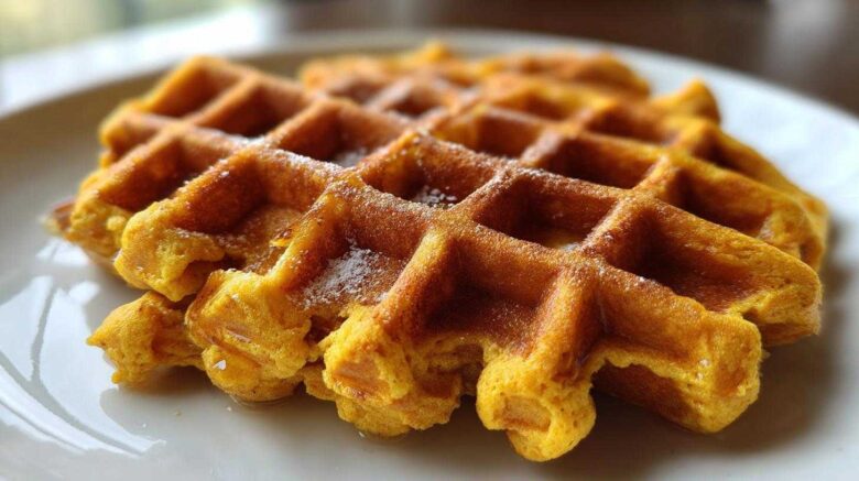 Pumpkin Spice Waffles