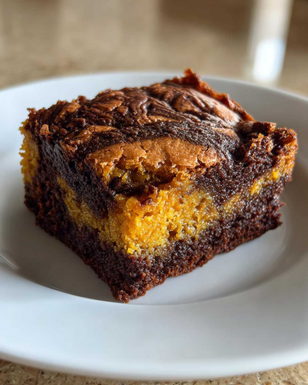 Pumpkin Swirl Brownies - detail 1