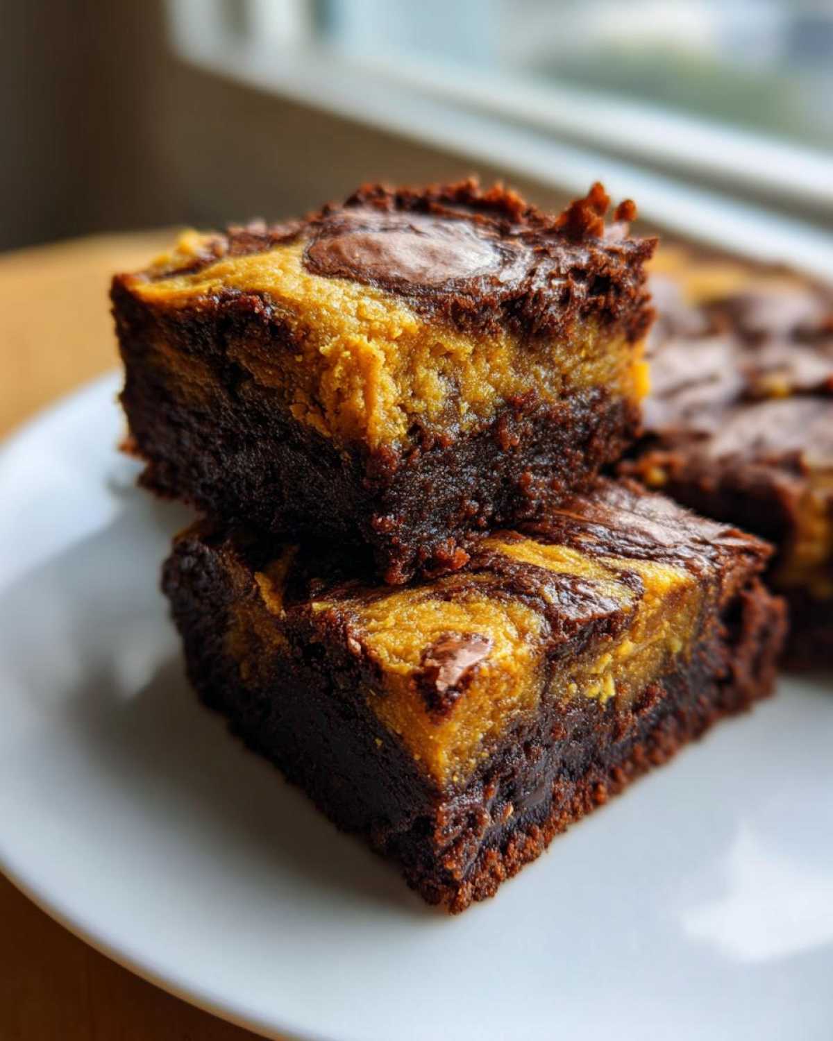 Pumpkin Swirl Brownies - detail 2