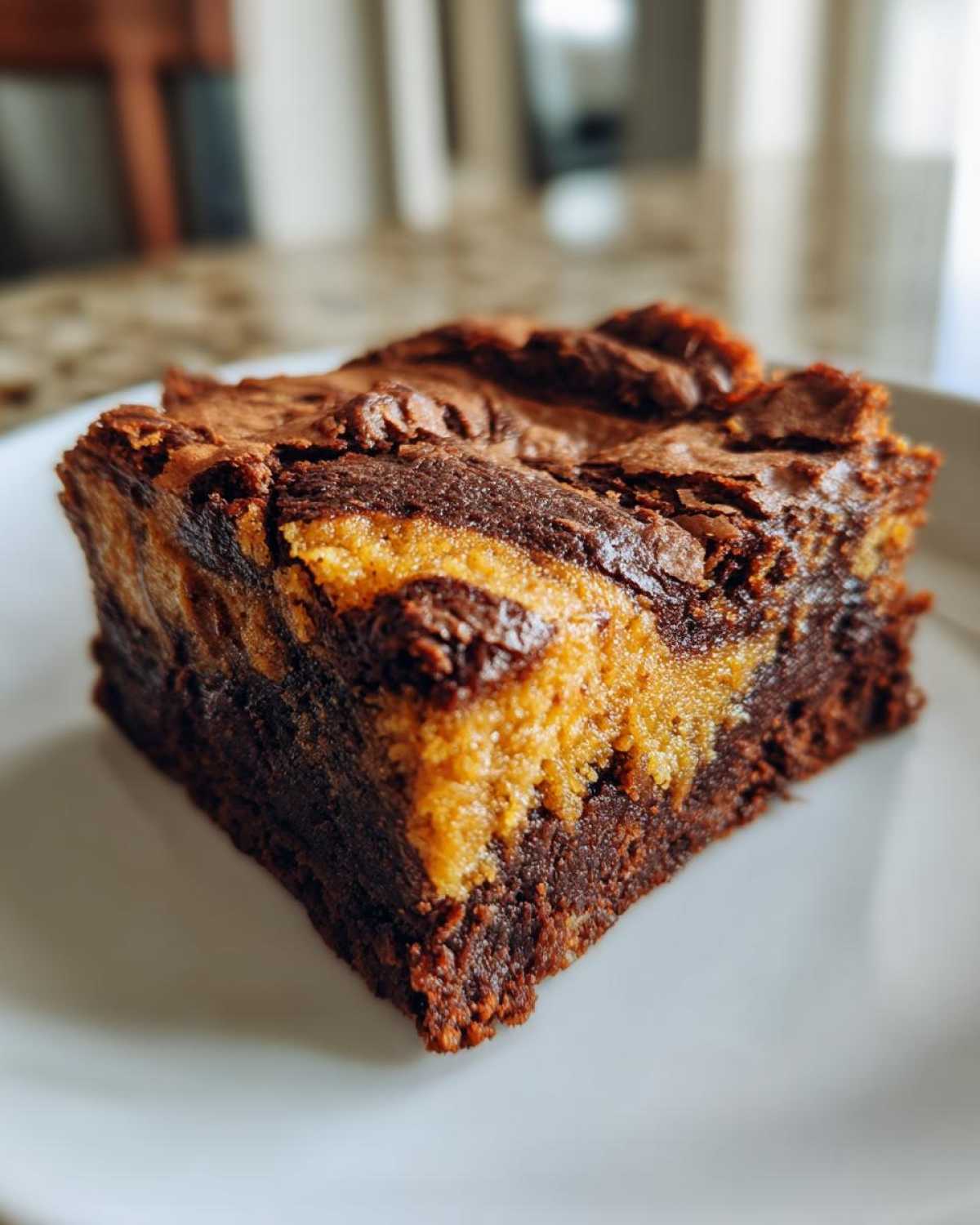 Pumpkin Swirl Brownies - detail 3