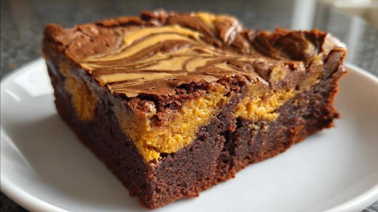 Pumpkin Swirl Brownies