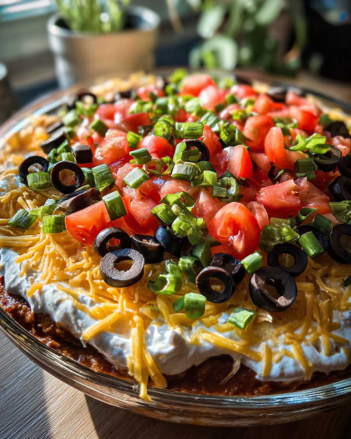 Seven Layer Taco Dip - detail 1