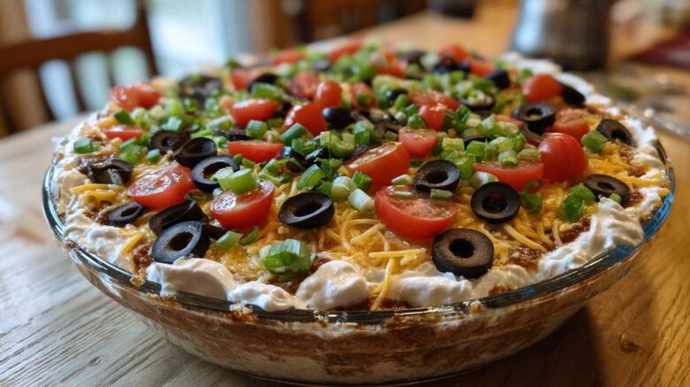 Seven Layer Taco Dip