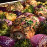 Sheet Pan Garlic Herb Chicken & Veggies