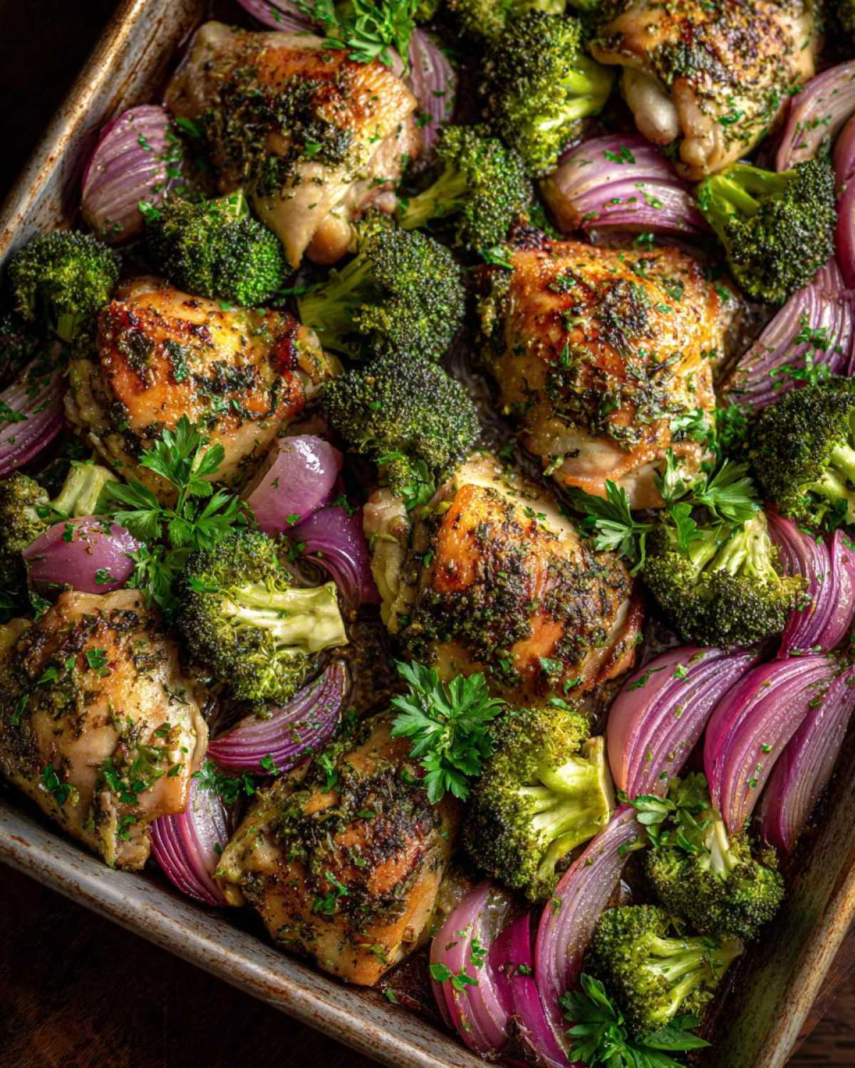 Sheet Pan Garlic Herb Chicken & Veggies - detail 2