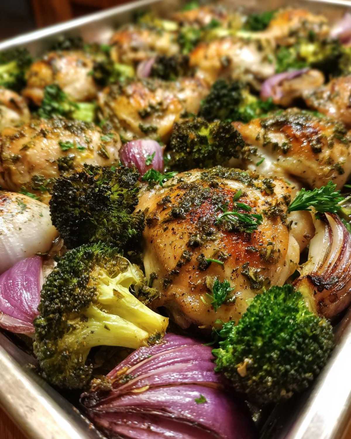 Sheet Pan Garlic Herb Chicken & Veggies - detail 4