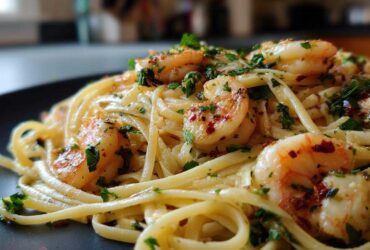 Shrimp Scampi Linguine