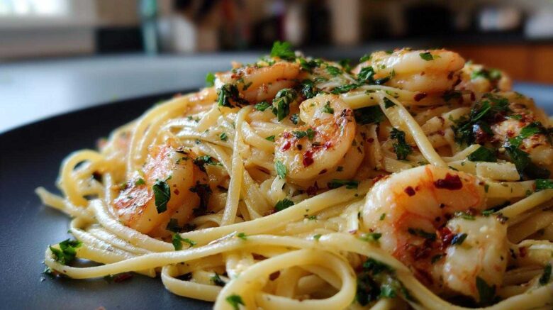 Shrimp Scampi Linguine