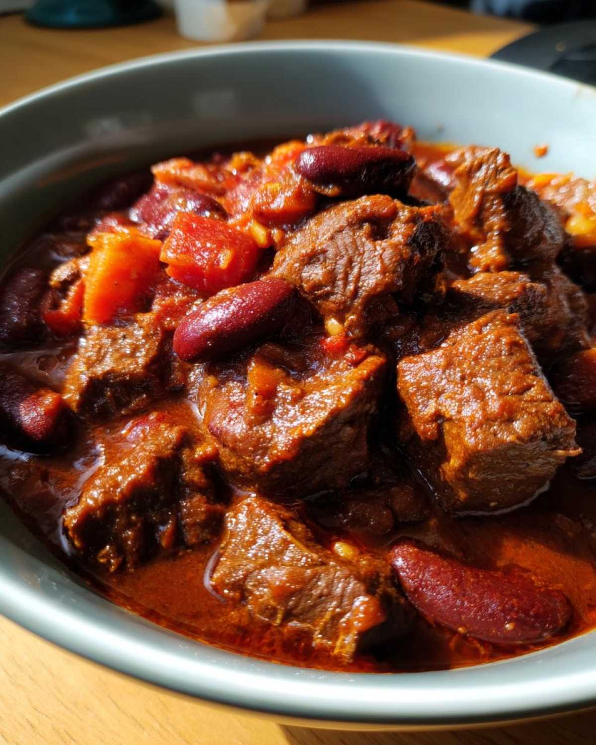 Slow Cooker Beef Chili - detail 1