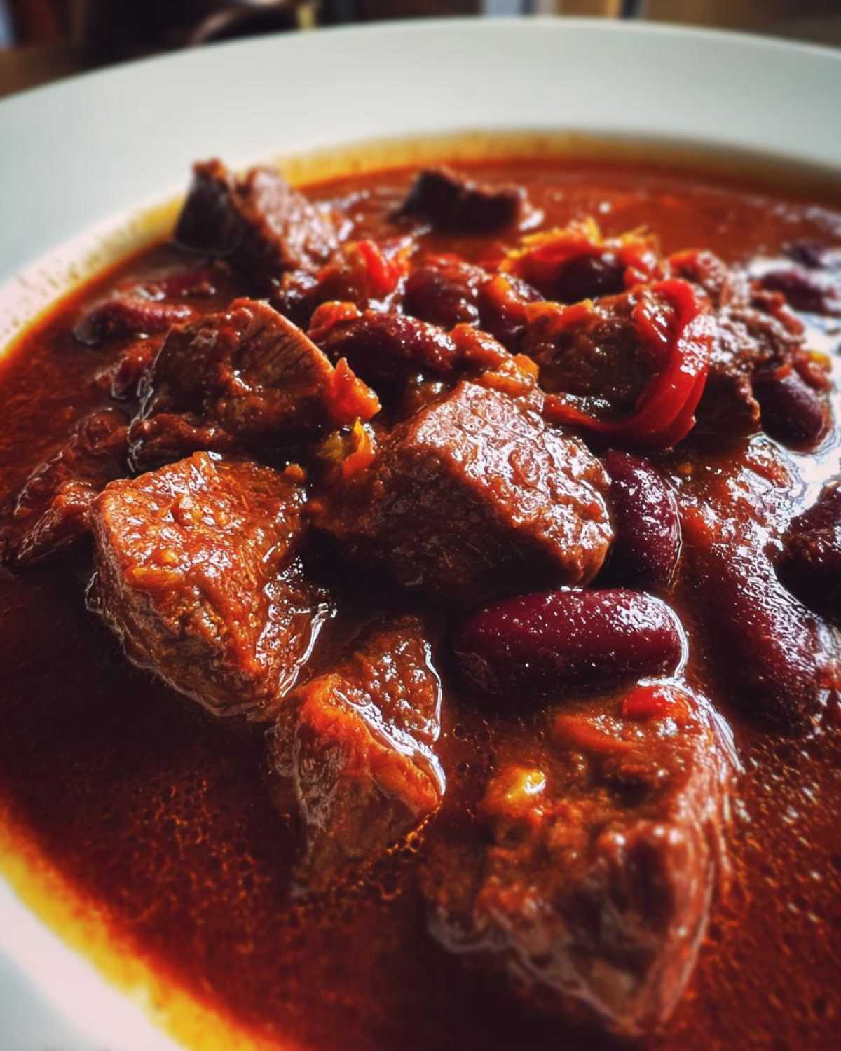 Slow Cooker Beef Chili - detail 2