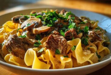 Slow Cooker Beef Stroganoff