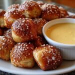 Soft Pretzel Bites with Beer Cheese
