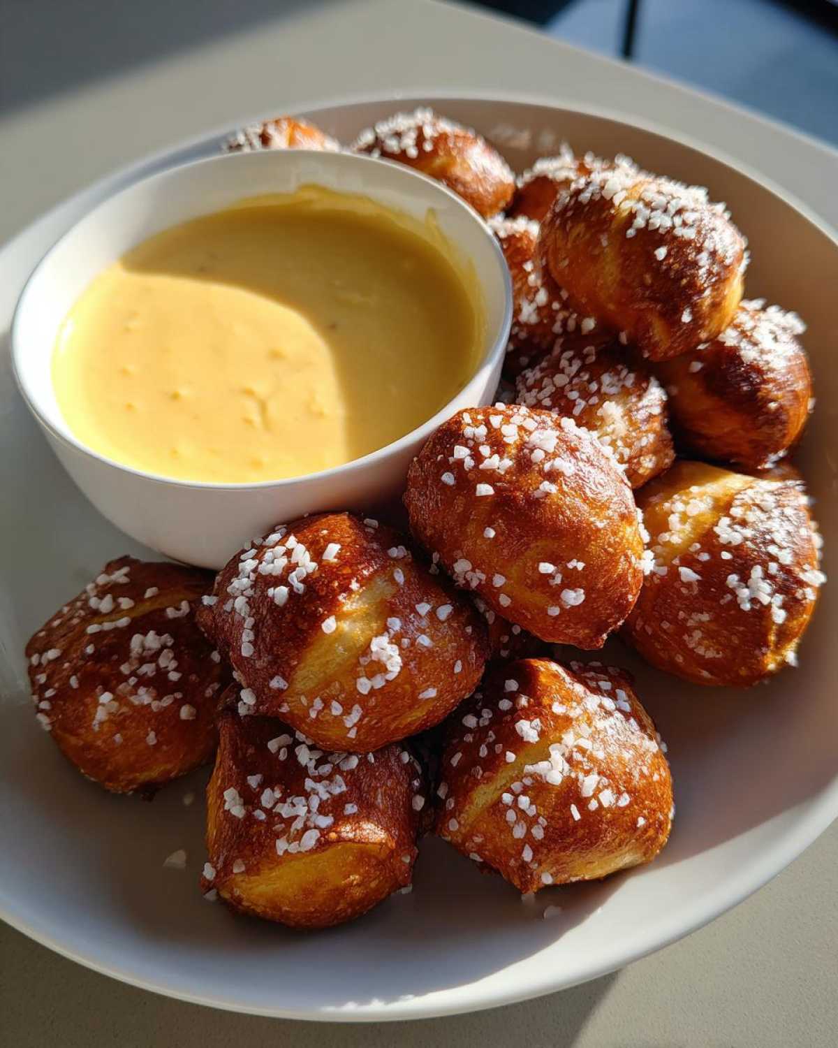 Soft Pretzel Bites with Beer Cheese - detail 2