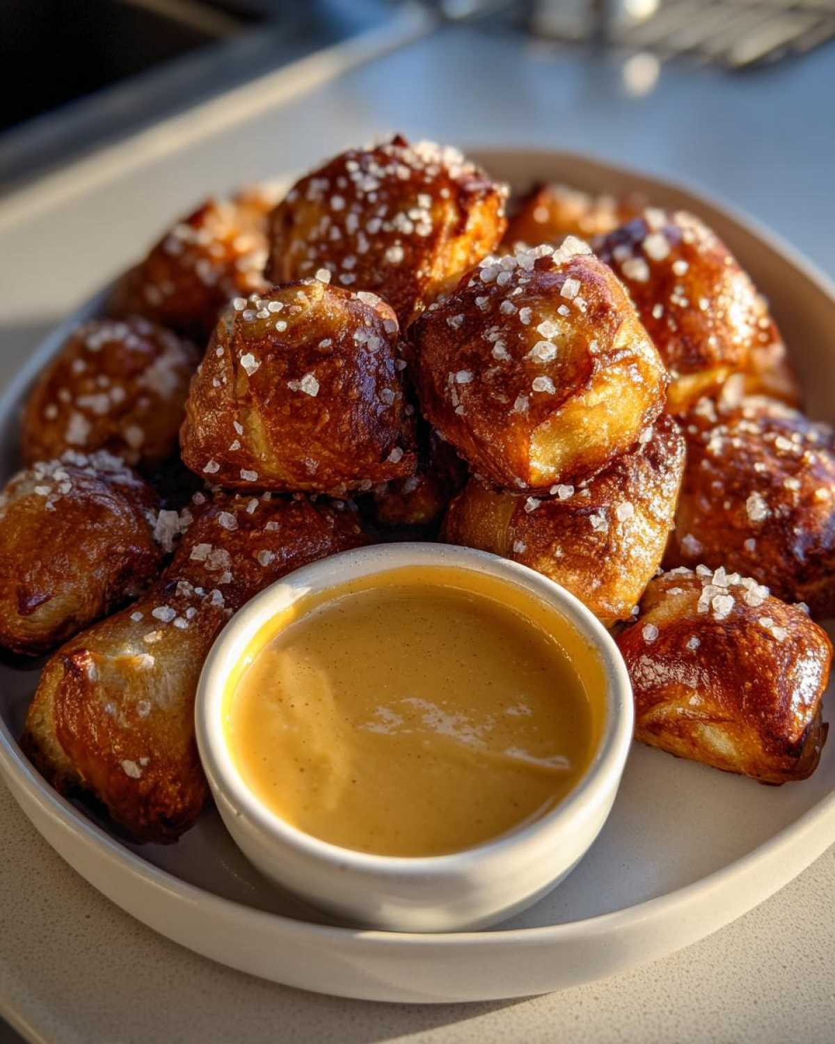 Soft Pretzel Bites with Beer Cheese - detail 4