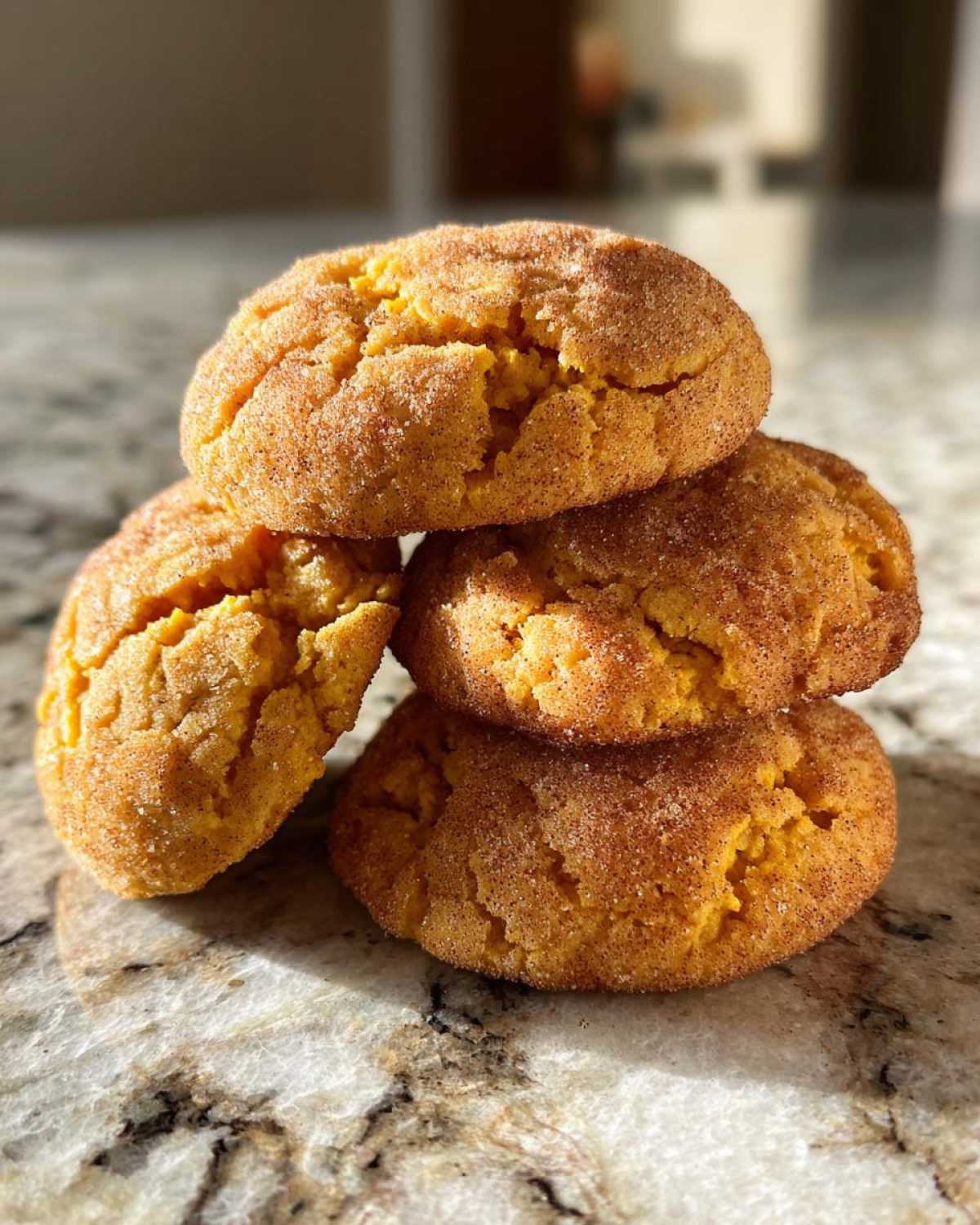 Soft Pumpkin Snickerdoodle Cookies - detail 1