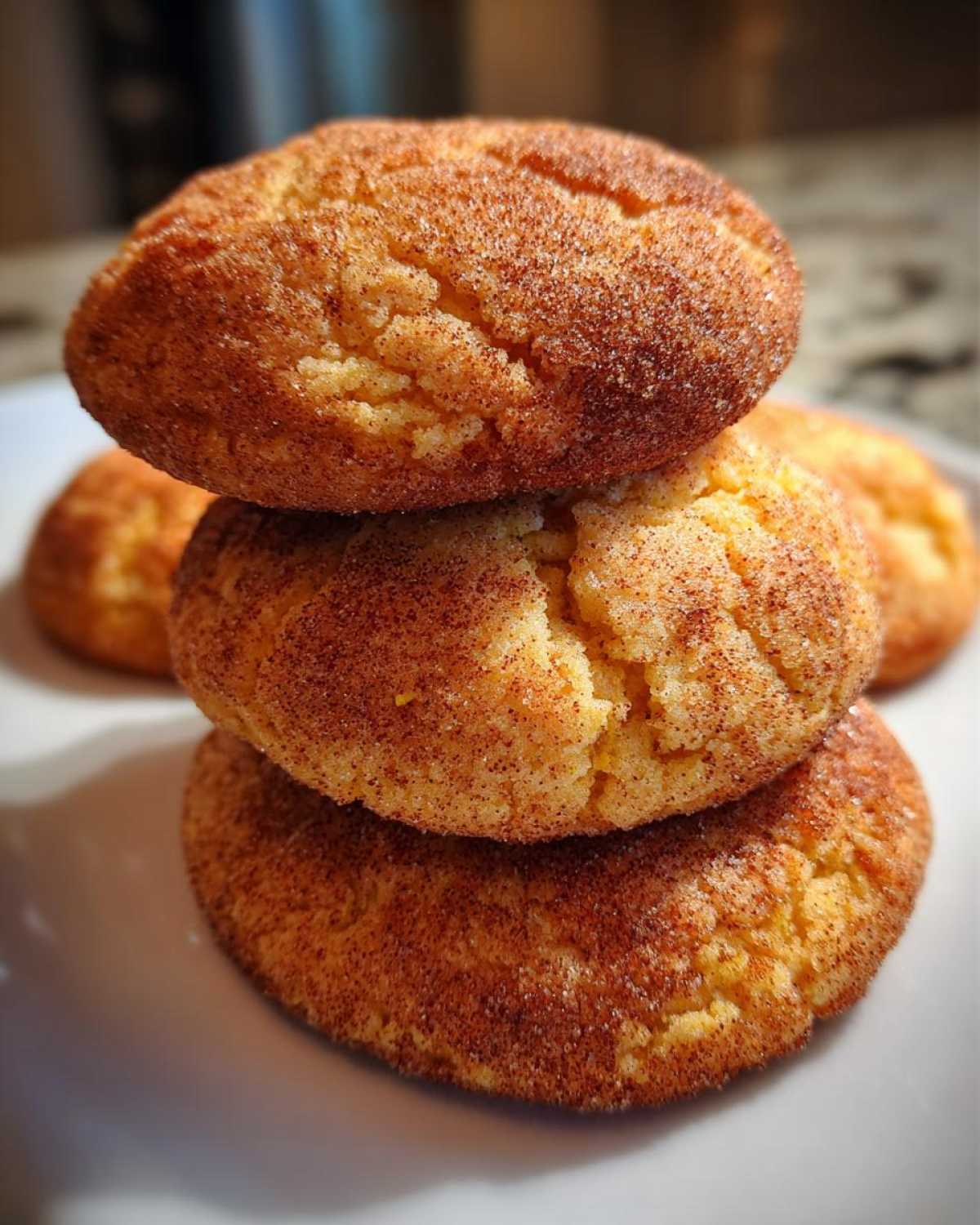 Soft Pumpkin Snickerdoodle Cookies - detail 2