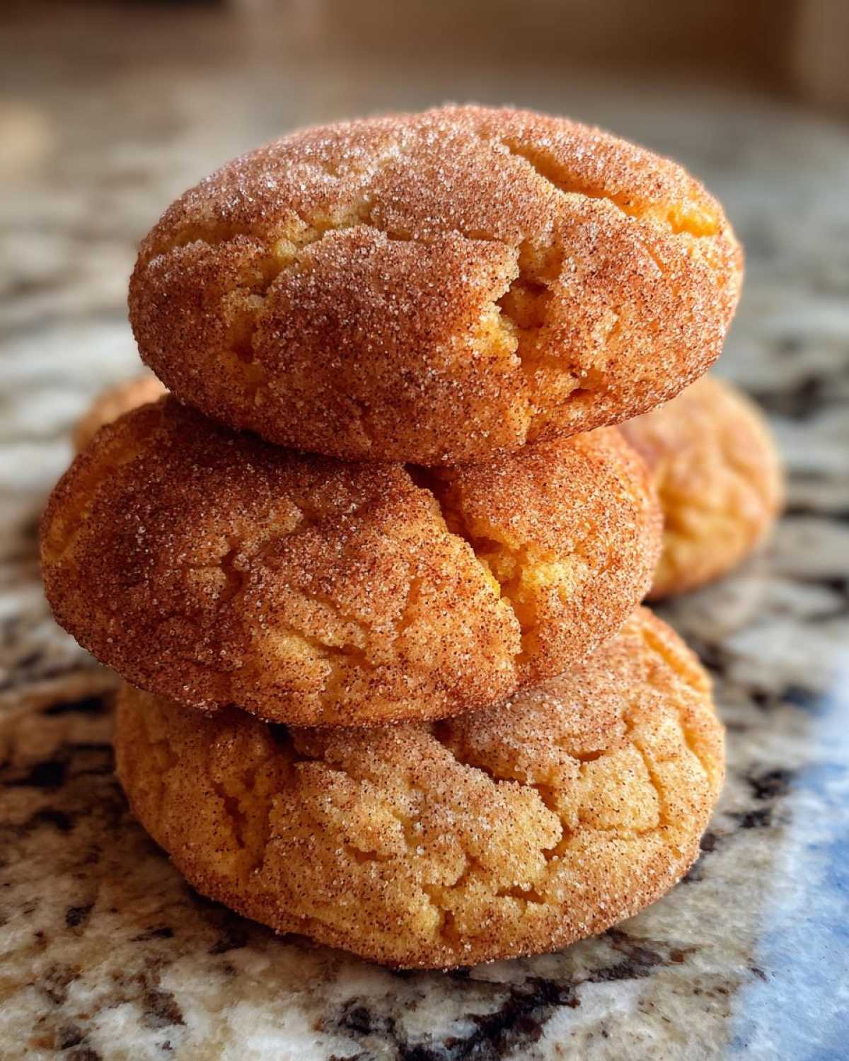 Soft Pumpkin Snickerdoodle Cookies - detail 3