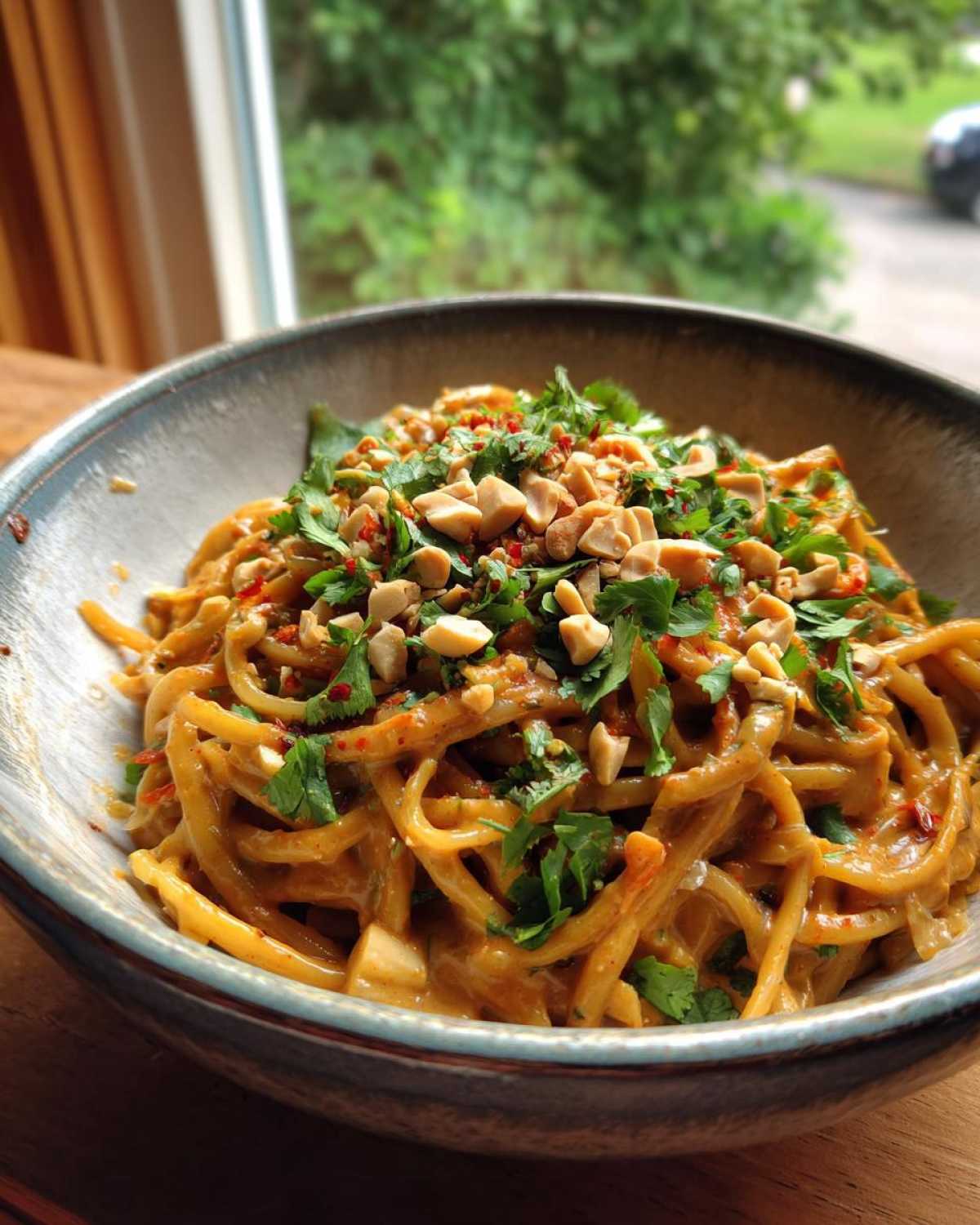 Spicy Thai Peanut Noodles - detail 1