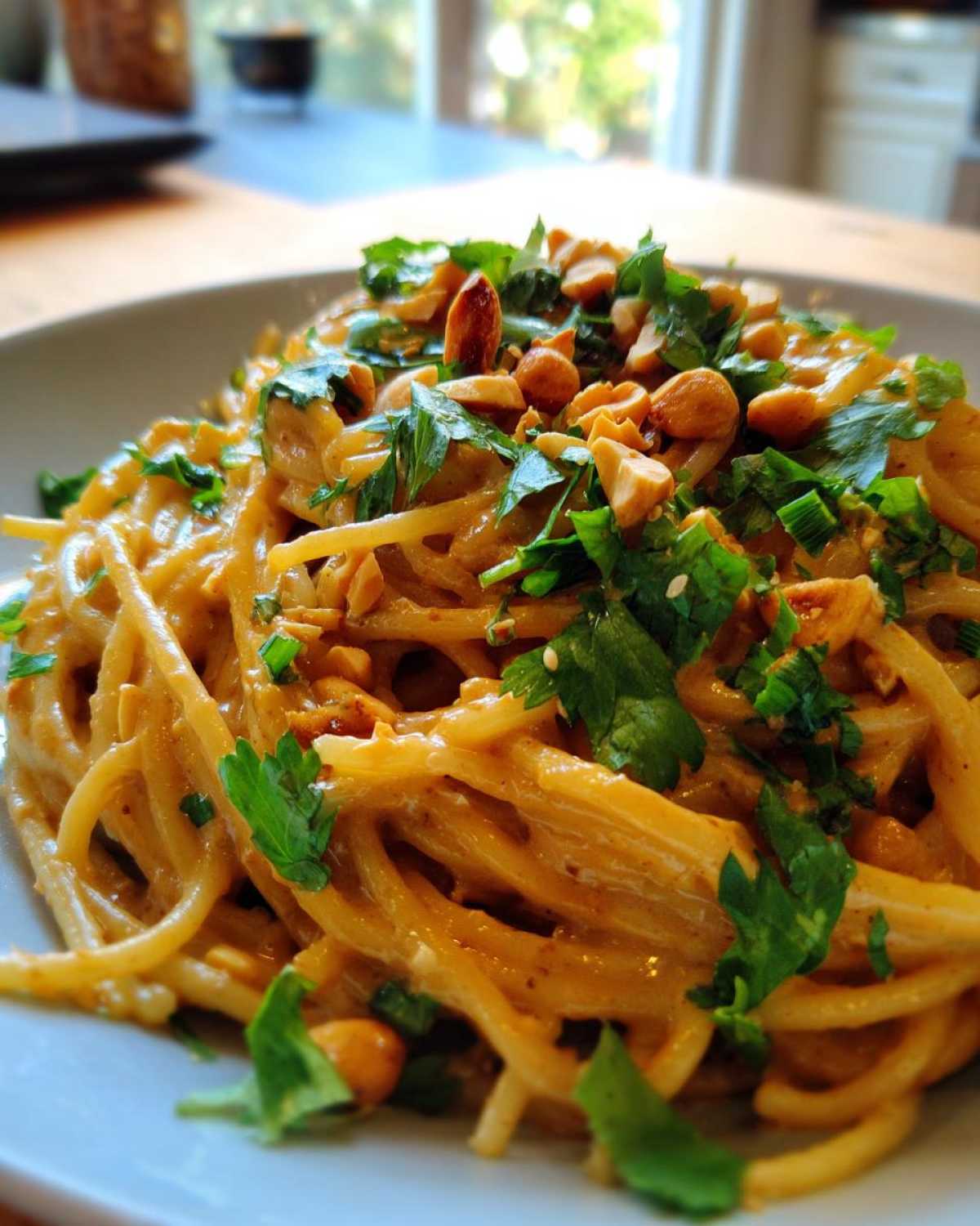 Spicy Thai Peanut Noodles - detail 3