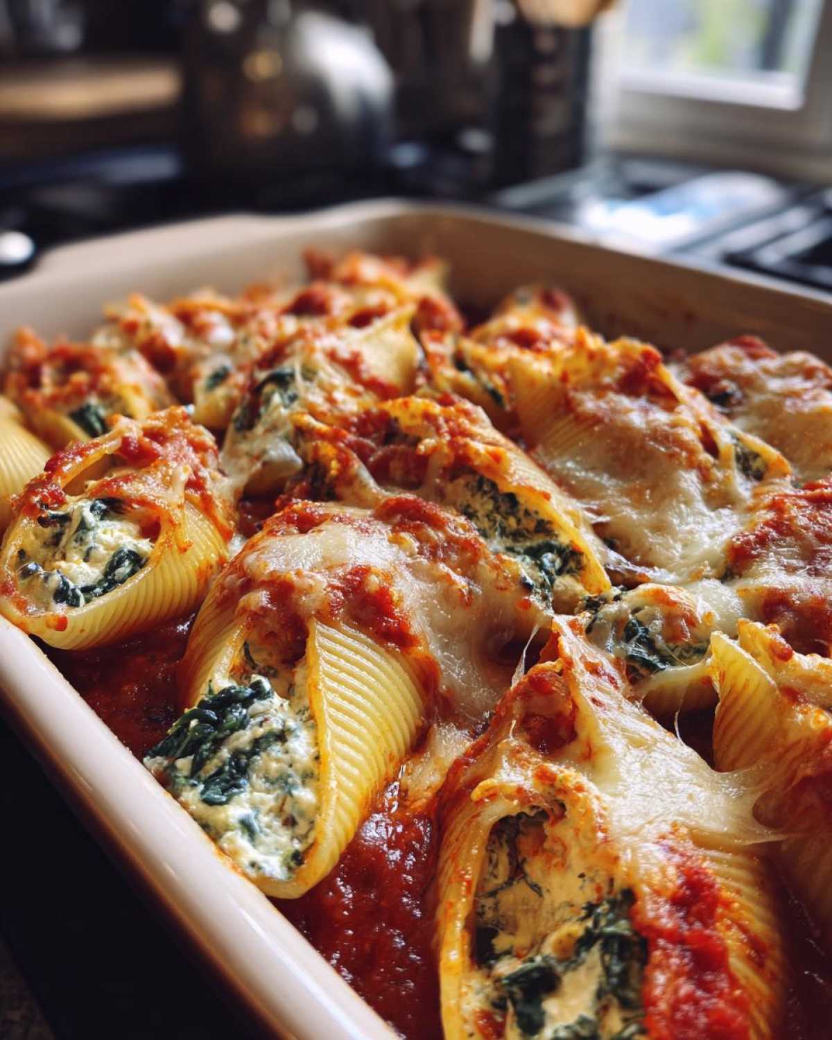 Spinach Ricotta Stuffed Shells - detail 2